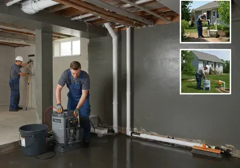 Basement Waterproofing and Flood Prevention process in Germantown Hills, IL